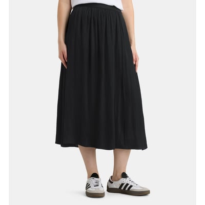 Jupe portefeuille midi fluide celestine satl GALERIES LAFAYETTE
