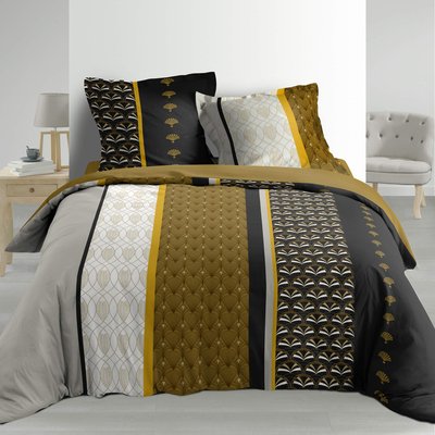Parure Housse de couette Percale Collection Smarti Chic DOUCEUR D'INTÉRIEUR