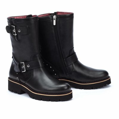 Mi-bottes motardes en cuir Vicar PIKOLINOS