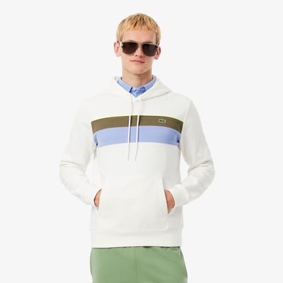 Sweatshirt capuche molleton color-block LACOSTE