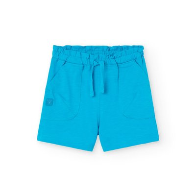Short uni en coton BOBOLI