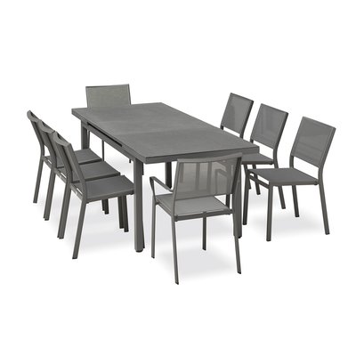 Ensemble repas de jardin en aluminium DANIA DCB GARDEN