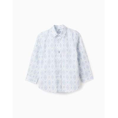 Chemise à Motif en Coton ZIPPY