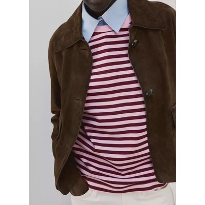 T-shirt manches courtes rayures MANGO