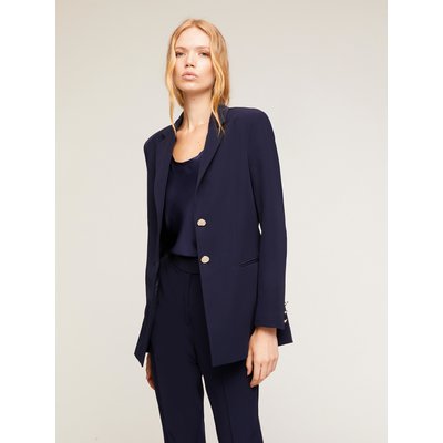 Blazer à simple boutonnage teinte unie MOTIVI