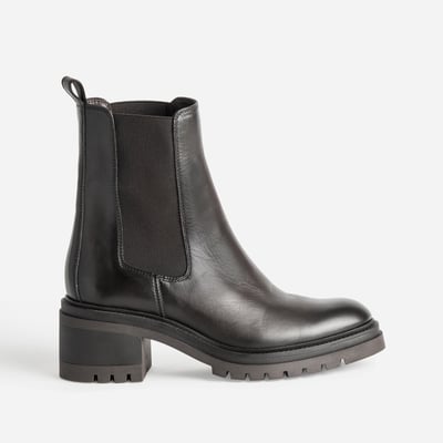 Boots À Talon en cuir SELENE. ERAM