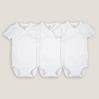 Lot de 3 bodies en coton bio LA REDOUTE COLLECTIONS