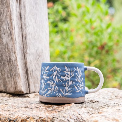 Set of 2 Eden Olives Print Mugs PURER HOME X EDEN PROJECT