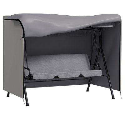Housse de protection étanche balancelle de jardin polyester PVC OUTSUNNY