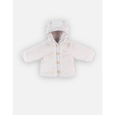 Veste à capuche en Groloudoux®, greige NOUKIE'S