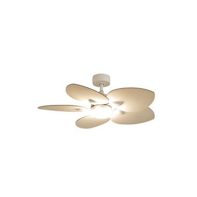 Plafonnier ventilateur en bois de peuplier DAHLIA ATELIER LOUPIOTE