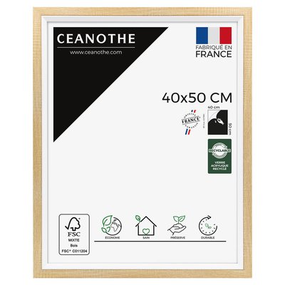 Cadre Photo 40x50 Cm Brut Résine Recyclée ACTUAL CEANOTHE