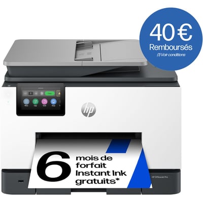 Imprimante jet d'encre OfficeJet Pro 9135e éligible Instant Ink HP