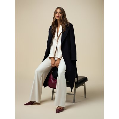 Pantalon large en tissu fluide de viscose mélangée OLTRE
