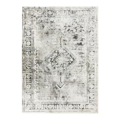 Tapis extra-doux médaillon effet vieilli THE DECO FACTORY
