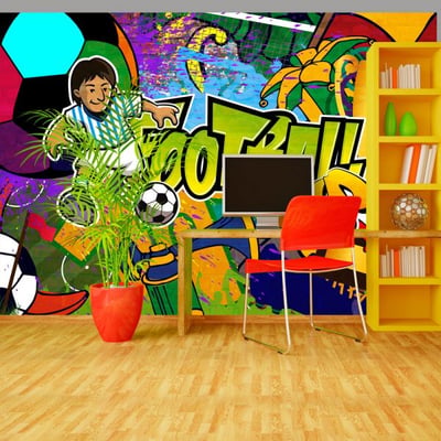 Papier peint intissé panoramique Hobby Football Cup EDEN
