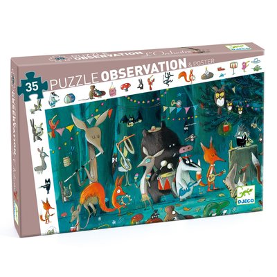 Puzzle d'observation L'orchestre 35 pièces DJECO