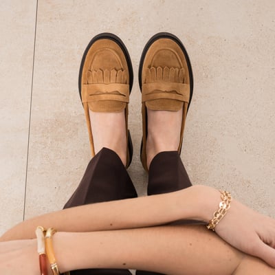 Mocassin en cuir LOUVA ERAM