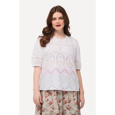 Blouse avec dentelle ajourée ULLA POPKEN