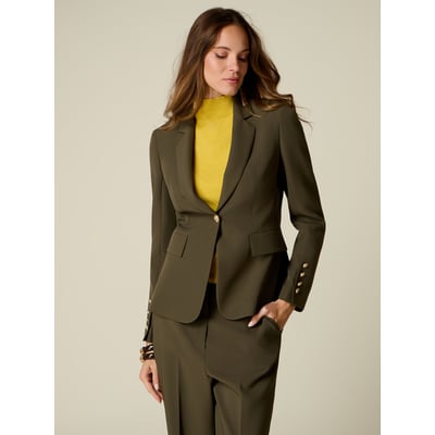 Blazer droit à boutons dorés OLTRE