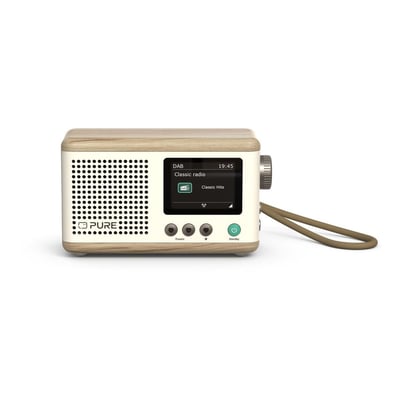 Radio DAB Classic Mini Cotton White/Oak PURE
