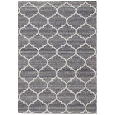 Tapis salon ZAKART, tissé main, 100% laine naturelle, réversible, plat THEKO