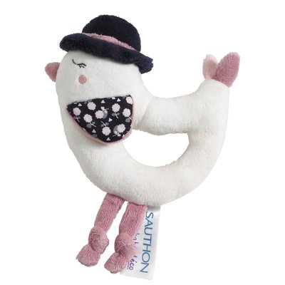 Hochet Oiseau en velours SAUTHON