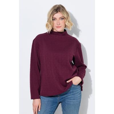 Sweat-shirt col montant et manches longues ULLA POPKEN