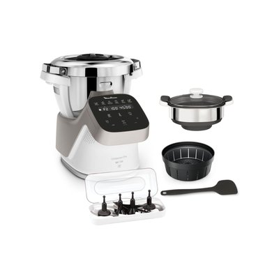 Robot cuiseur companion pro + cuiseur vapeur YY5286FG MOULINEX
