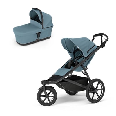 Poussette duo Urban Glide 3 + nacelle Urban Glide THULE