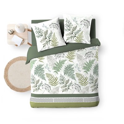Housse de couette et taies Gaze de coton Verveine DOUCEUR D'INTÉRIEUR