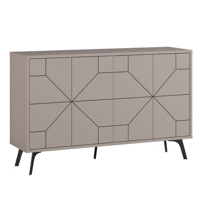 Buffet 4 portes décorées L123 cm - DUNE CALICOSY