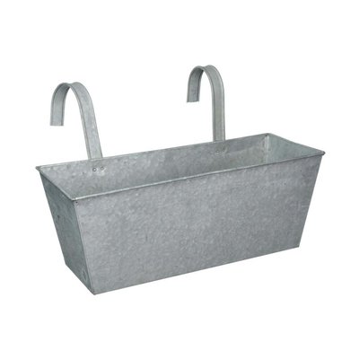 Jardinière balcon en zinc à suspendre JARDINDECO