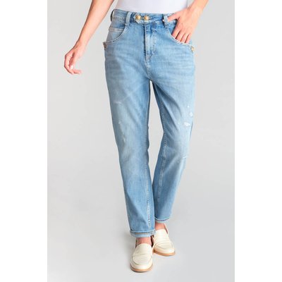 Jeans loose, large 400/60 girlfriend taille haute, longueur 34 LE TEMPS DES CERISES