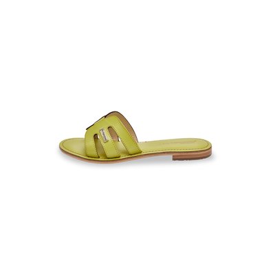 Mules plates en cuir DAMIA LES TROPEZIENNES PAR M BELARBI