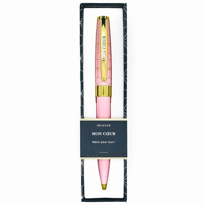 Stylo à bille personnalisé MON CŒUR DRAEGER PARIS