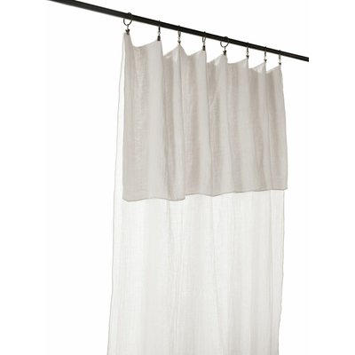 Rideau ajustable gaze de coton uni C DESIGN HOME TEXTILE
