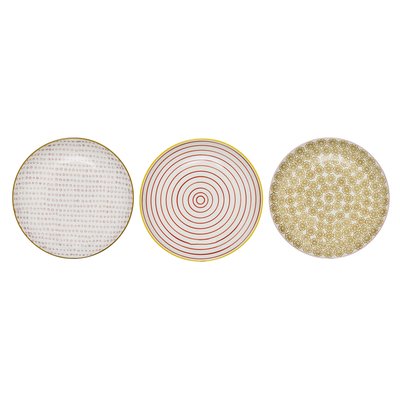 Petite assiette en grès Susie Multicolore (à l'unité selon arrivage) BLOOMINGVILLE