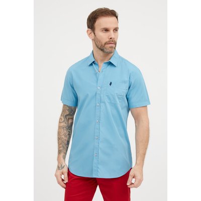 Chemise manches courtes unie légère MCS