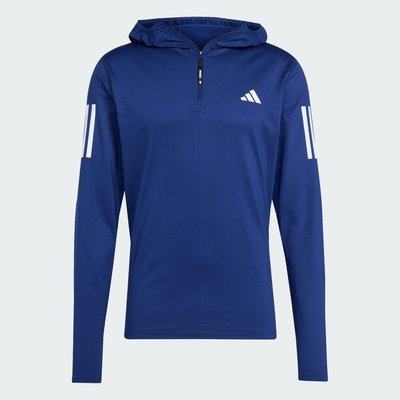 Haut Own The Run Winterized Hooded Half-Zip adidas Performance