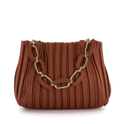 Sac souple plissé de taille moyenne à chaîne - DOMINIE DUNE LONDON