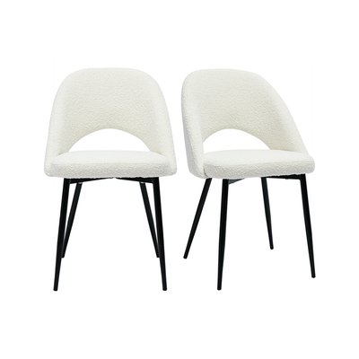 Chaises vintage pieds en métal noir (lot de 2) COSETTE MILIBOO
