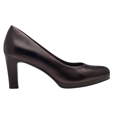 Escarpins talon bois best sale