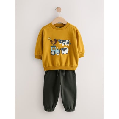 Sweat et pantalon de jogging appliqués NEXT