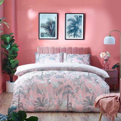 Colony Palm Botanical Duvet & Pillowcase Set SO'HOME