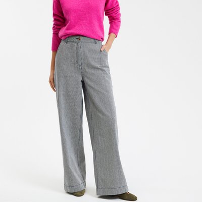 Pantalon large taille haute LA REDOUTE COLLECTIONS