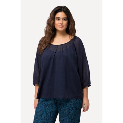 Blouse à imprimé floral. Encolure en V et ULLA POPKEN