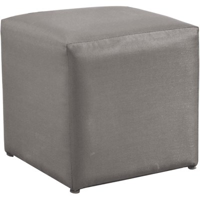 Pouf tabouret extérieur Cub 43 cm Taupe PROLOISIRS