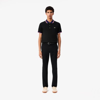 Pantalon chino slim coton stretch LACOSTE