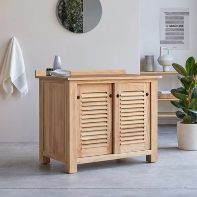 Meuble de rangement en teck massif 95 cm COLINE TIKAMOON